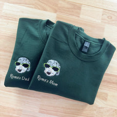 New 2025 Custom Pet Portrait Shirt – Sweatshirt | Personalized Embroidered Gift for Pet Lovers